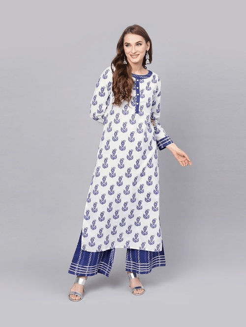 kurti and palazzo set