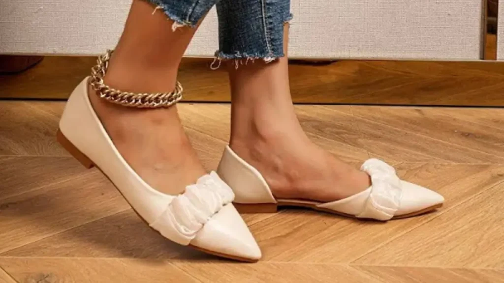 Ruched Ballerinas