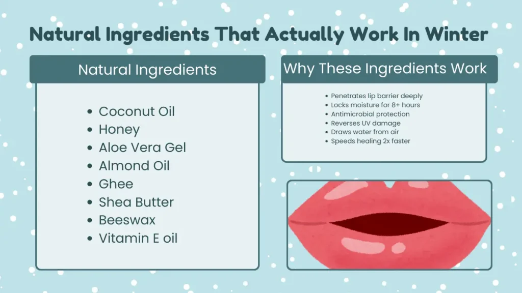 natural ingredients for lip care