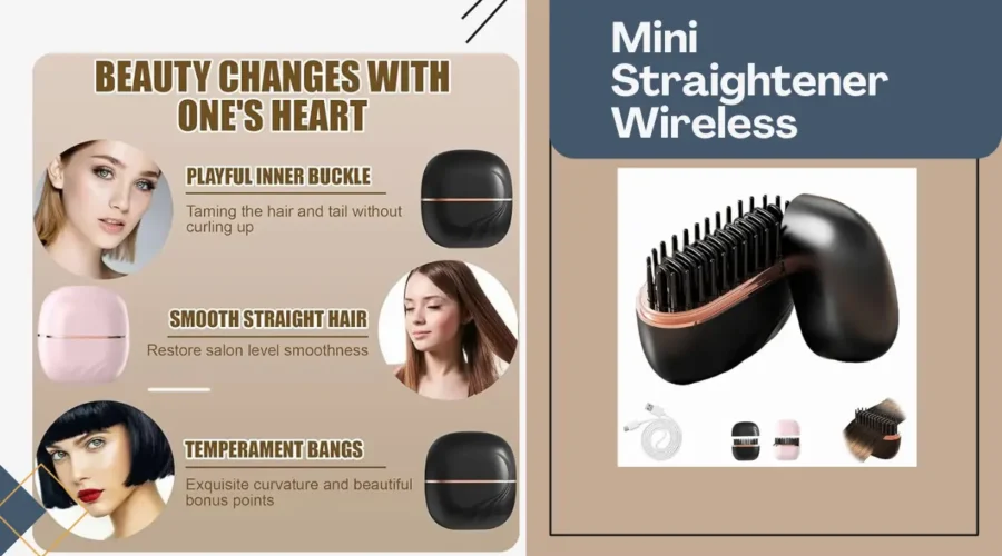 Mini Hair Straighteners Wireless