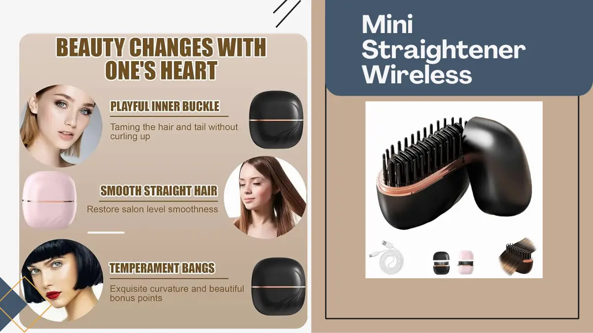 Mini Hair Straighteners Wireless